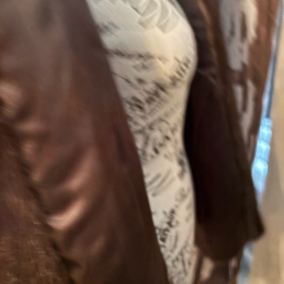 Elegant Brown genuine mink Coat - Picture 6 of 8